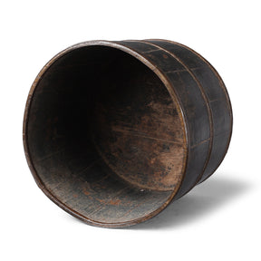 Iron Bound Chinese Dou Rice Measure - Ca 1910
