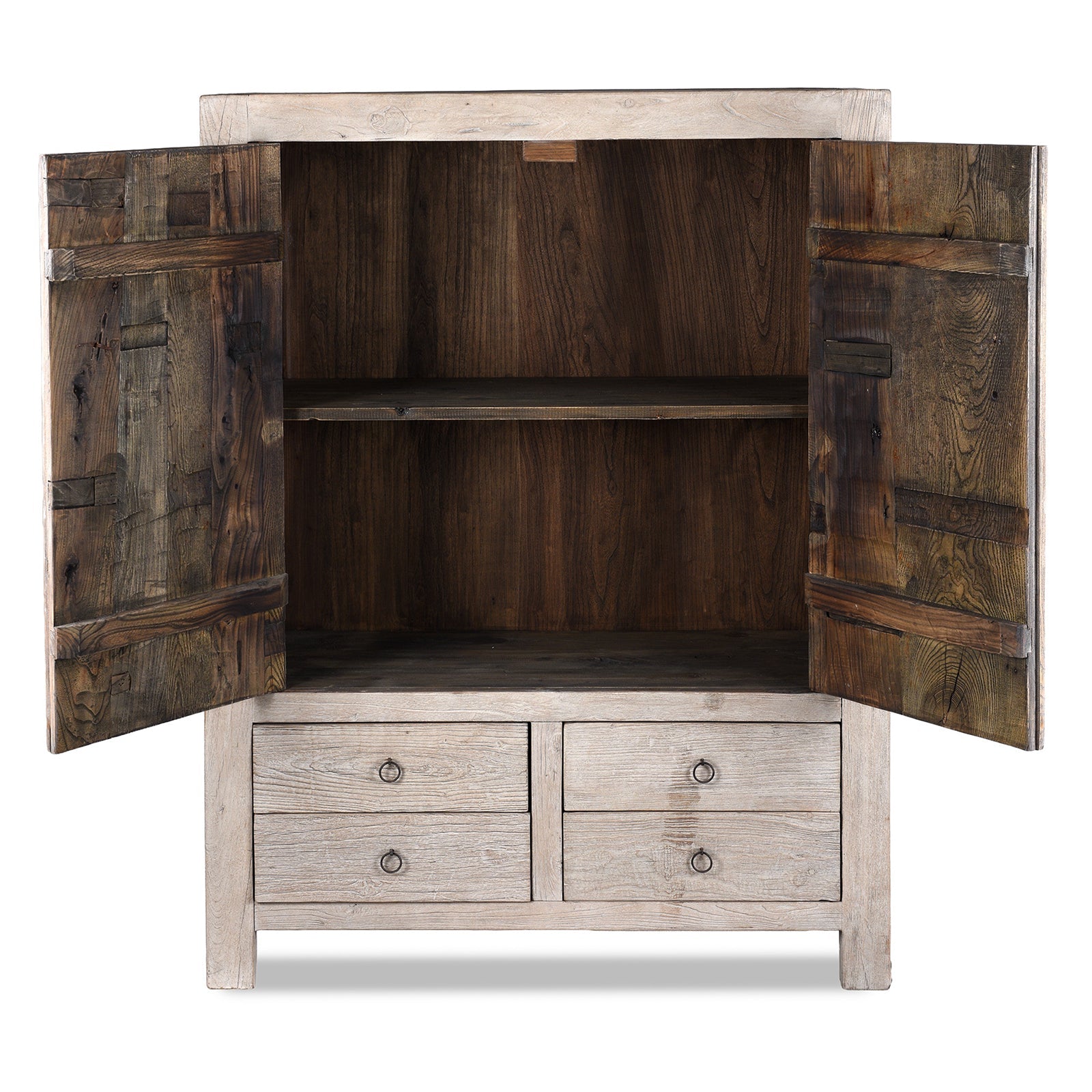 Cabinet Made From Old Reclaimed Elm