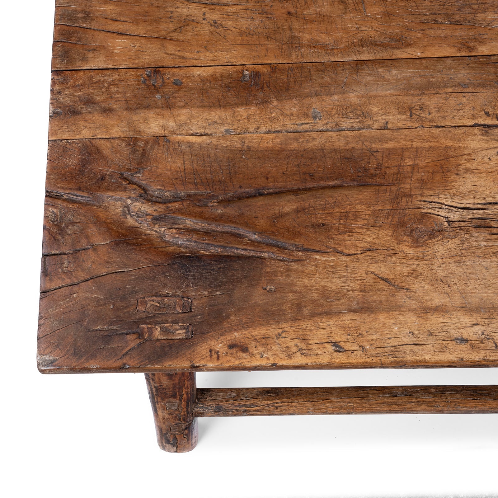 Walnut Farmhouse Coffee Table – Circa 1910