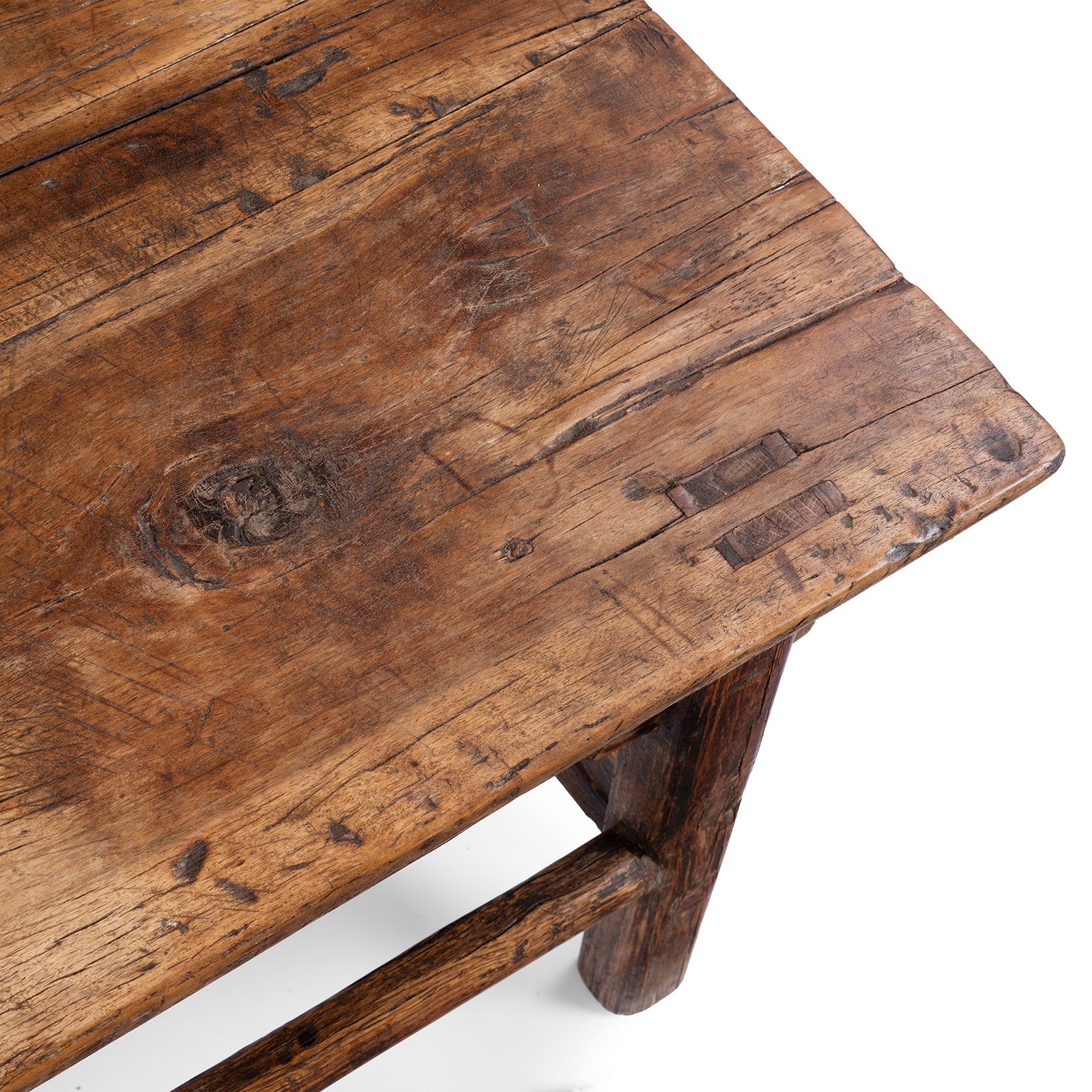 Walnut Farmhouse Coffee Table – Circa 1910