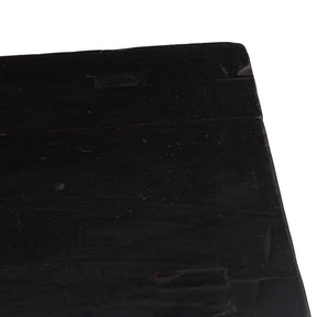Black Lacquer 4 Drawer Console Table - Late 19th Century