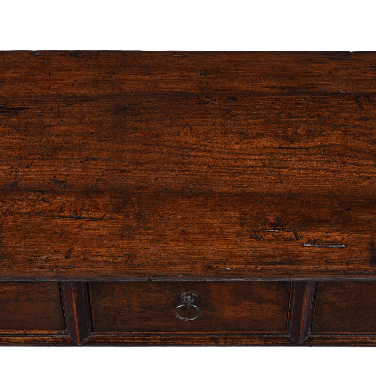 3 Drawer Console Table From Shanxi - 19th Century