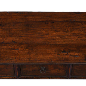 3 Drawer Console Table From Shanxi - 19th Century