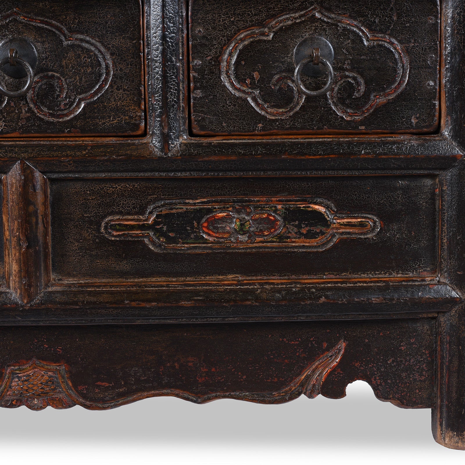 Black Lacquer Kang Table From Shanxi - Mid 19th Century