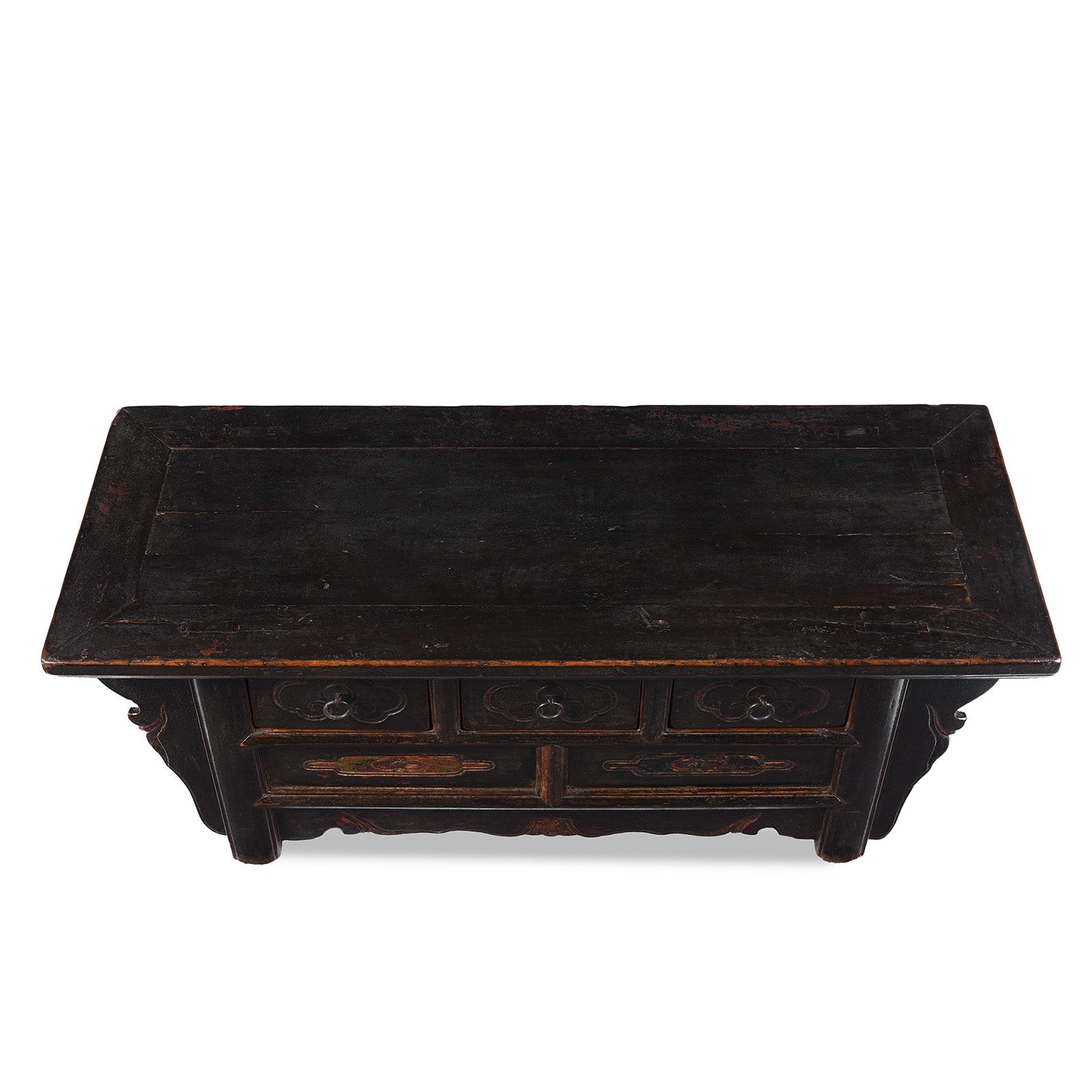 Black Lacquer Kang Table From Shanxi - Mid 19th Century