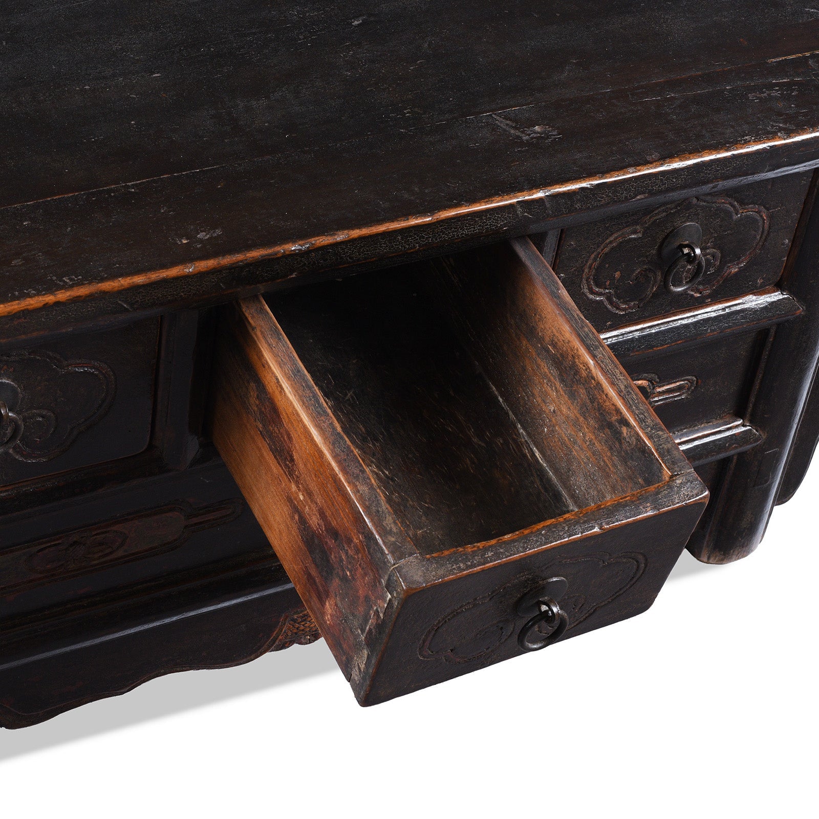 Black Lacquer Kang Table From Shanxi - Mid 19th Century