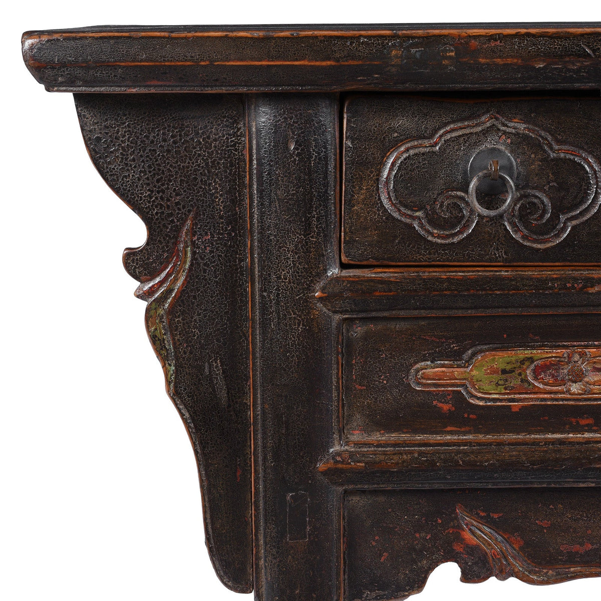 Black Lacquer Kang Table From Shanxi - Mid 19th Century