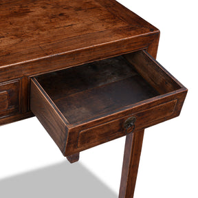 Yumu Elm Console Table From Shanxi - 19th Century