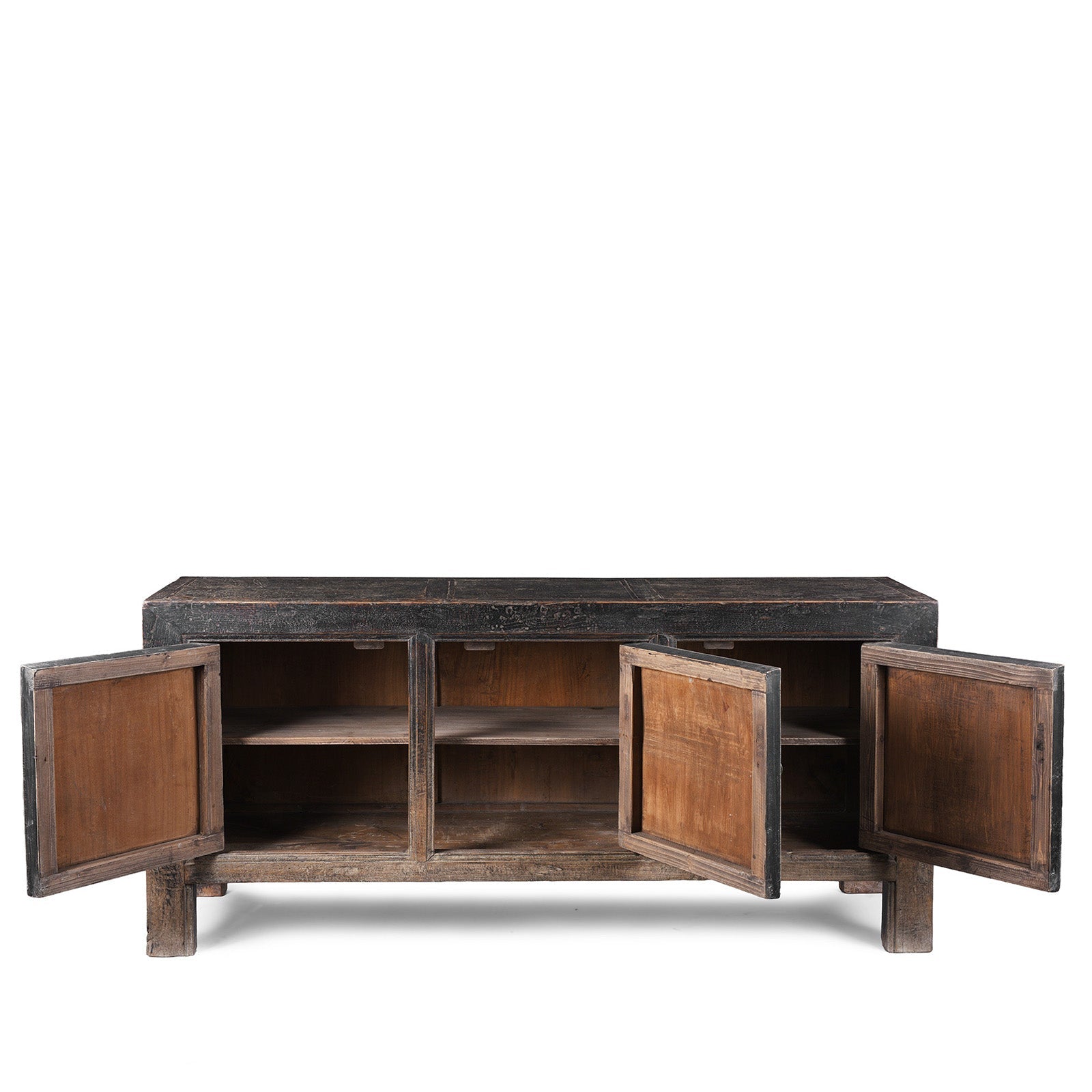 Elm Sideboard Made From An Old Shanxi Grain Store - 19th Century