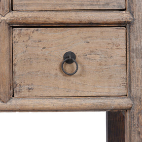 4 Drawer Console Table From Shanxi - 19th Century