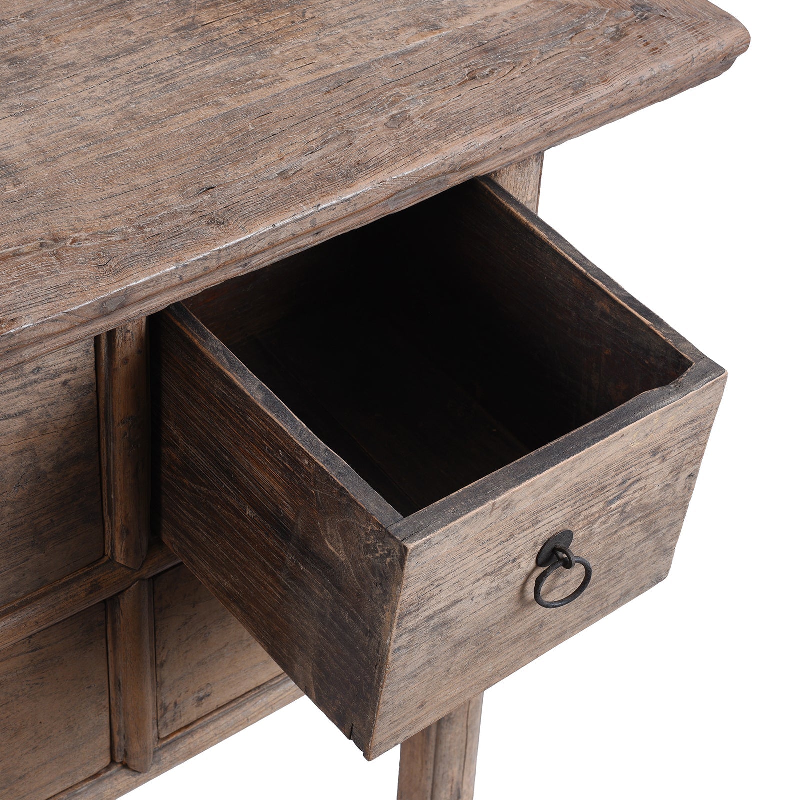 4 Drawer Console Table From Shanxi - 19th Century