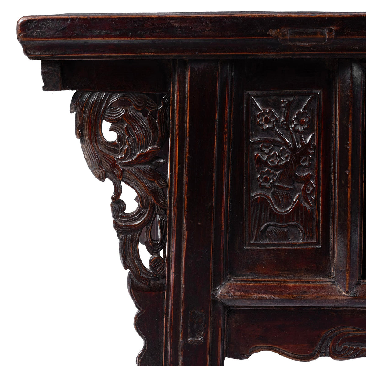 Black Lacquer Kang Table From Shanxi - 19th Century
