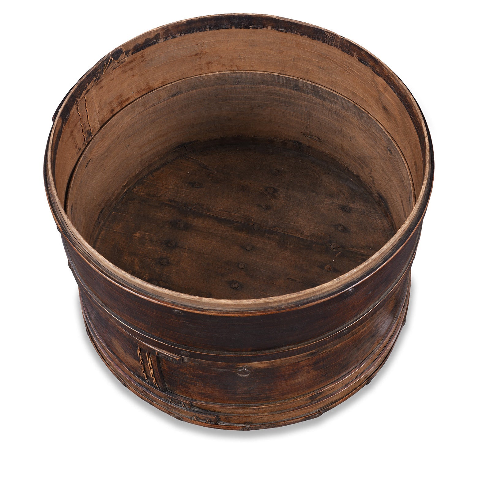 Painted Willow Food Container From Shanxi - 19th Century