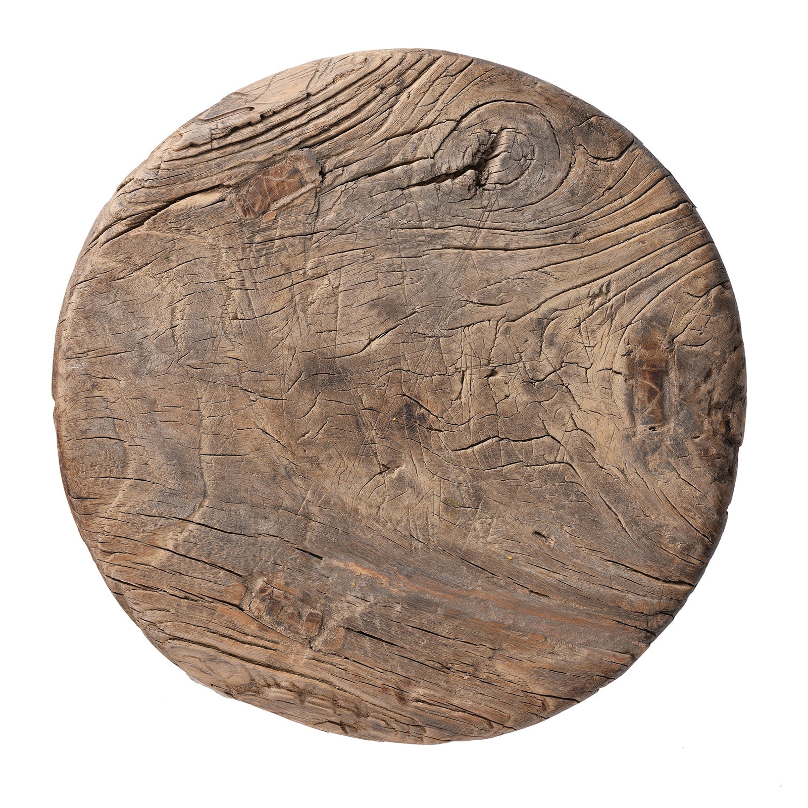 Farmers Milking Stool From Shanxi Province - Ca 1900
