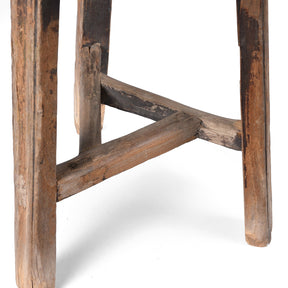 Farmers Milking Stool From Shanxi Province - Ca 1900
