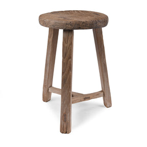 Farmers Milking Stool From Shanxi Province - Ca 1900