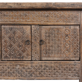 Low Sideboard From Xinjiang - 19th Century