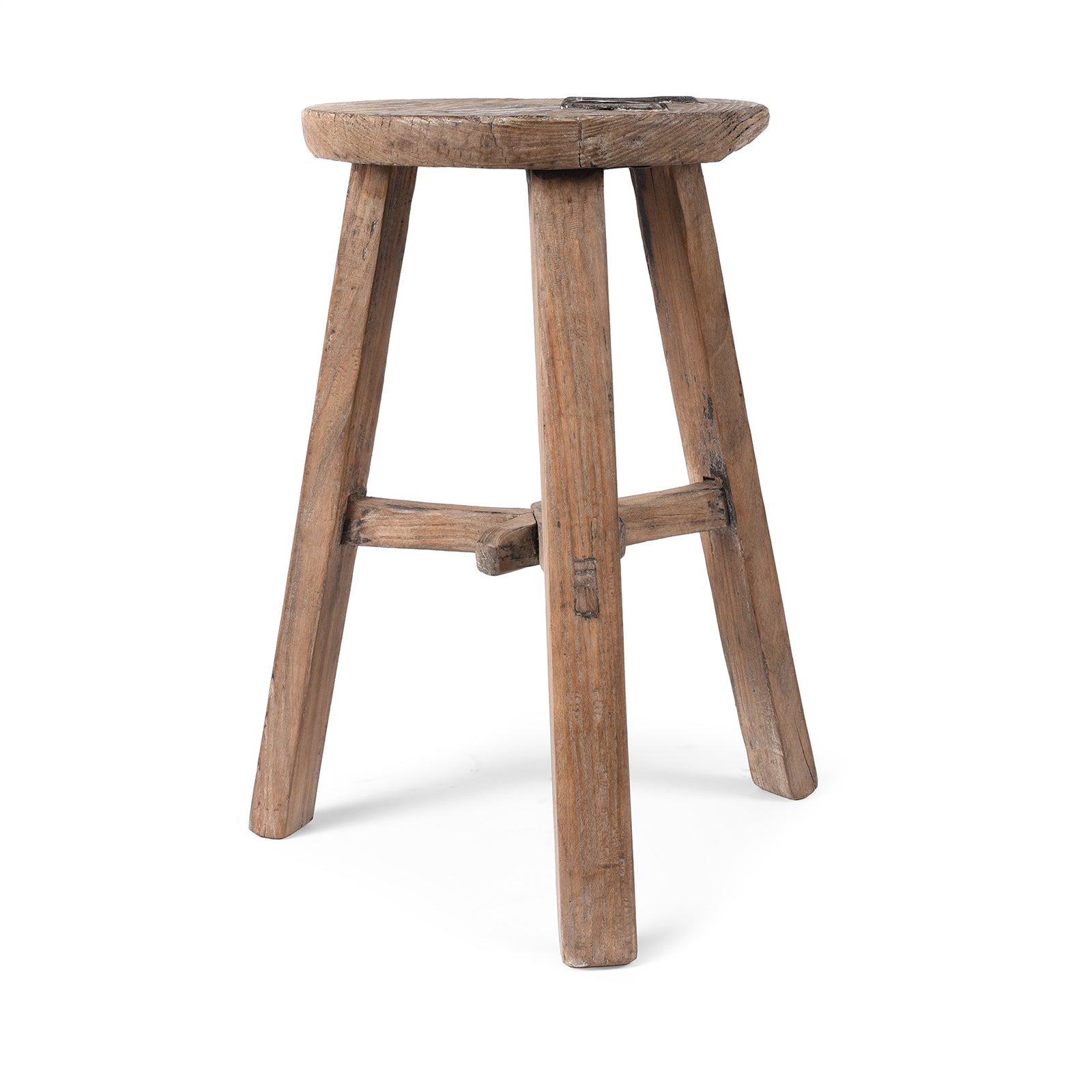 Farmers Milking Stool From Shanxi Province - Ca 1900