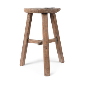 Farmers Milking Stool From Shanxi Province - Ca 1900