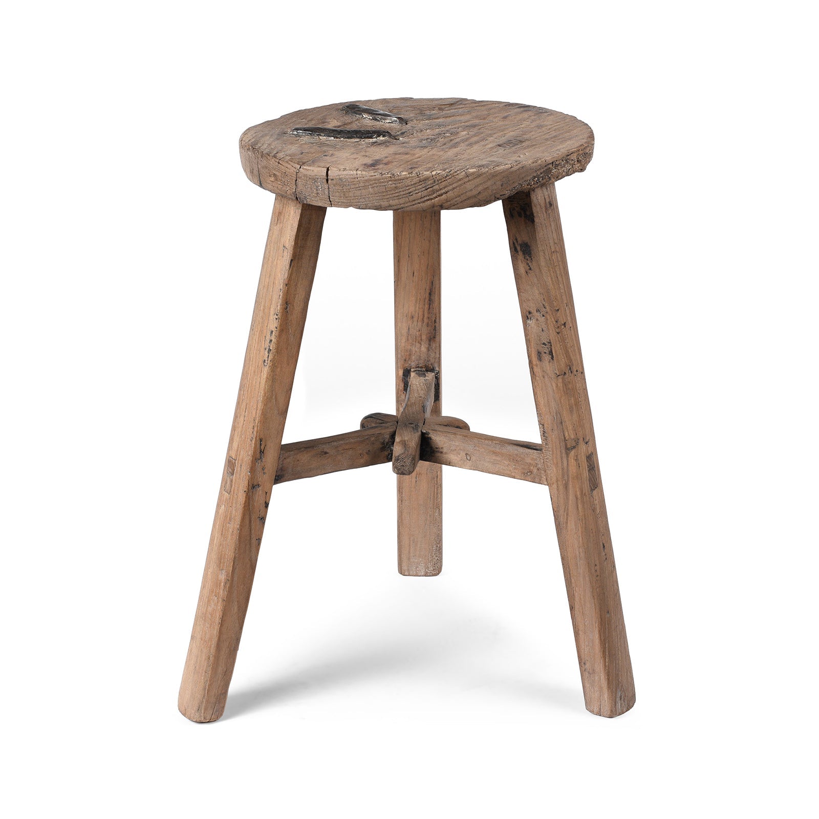 Farmers Milking Stool From Shanxi Province - Ca 1900