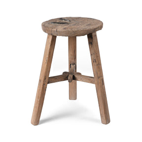 Farmers Milking Stool From Shanxi Province - Ca 1900