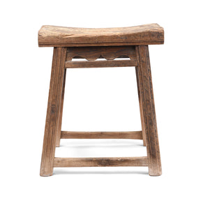 Bleached Chinese Farmers Stool - 19th Century