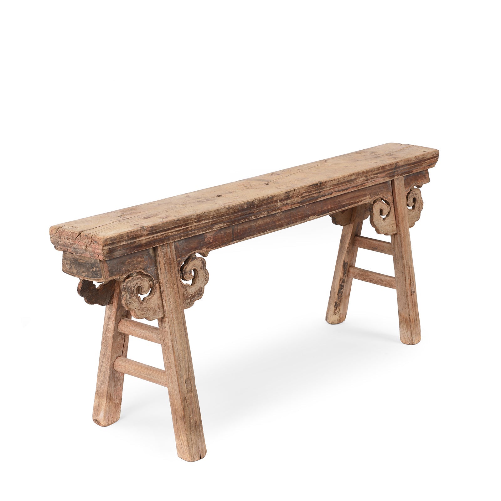 Chinese Spring Bench From Shanxi - 19th Century
