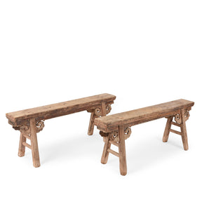 Chinese Spring Bench From Shanxi - 19th Century
