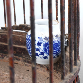 Old Chinese Bamboo Bird Cage
