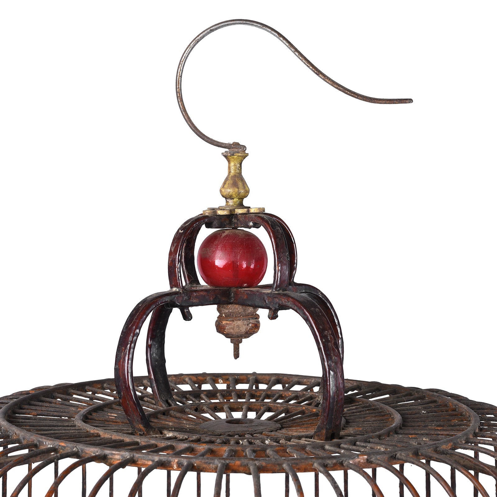 Old Chinese Bamboo Bird Cage