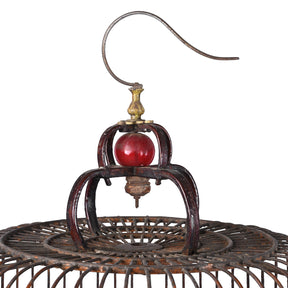 Old Chinese Bamboo Bird Cage