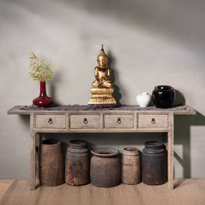 4 Drawer Altar Table From Shanxi - 19thC