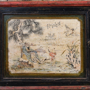Painted Sideboard From Qinghai - Ca 1916