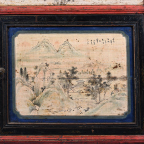 Painted Sideboard From Qinghai - Ca 1916
