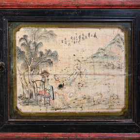Painted Sideboard From Qinghai - Ca 1916