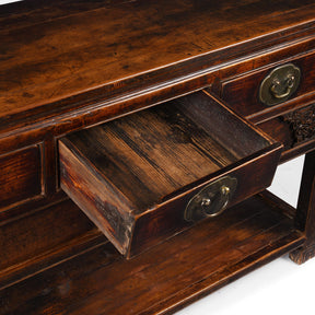 Camphor Sideboard From Tianjin - 19th Century