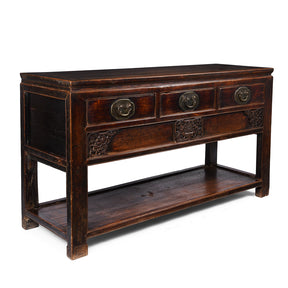 Camphor Sideboard From Tianjin - 19th Century