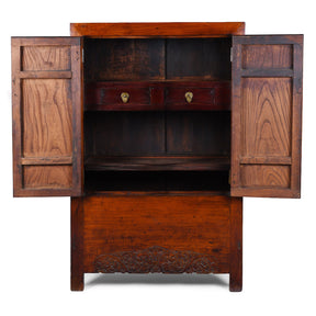 Chinese Elm Compound Cabinet From Beijing - 19th Century