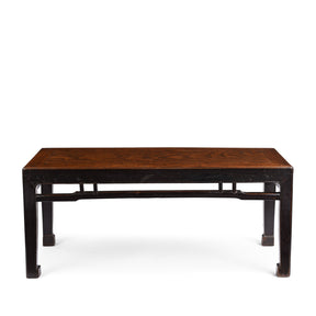 Red Elm Bench / Coffee Table From Jiangsu - 19th Century