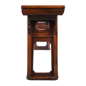 Red Elm Altar Table From Suzhou - 18th Century