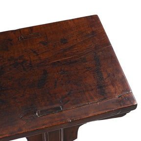 Chinese Walnut Bench From Shanxi - 19th Century