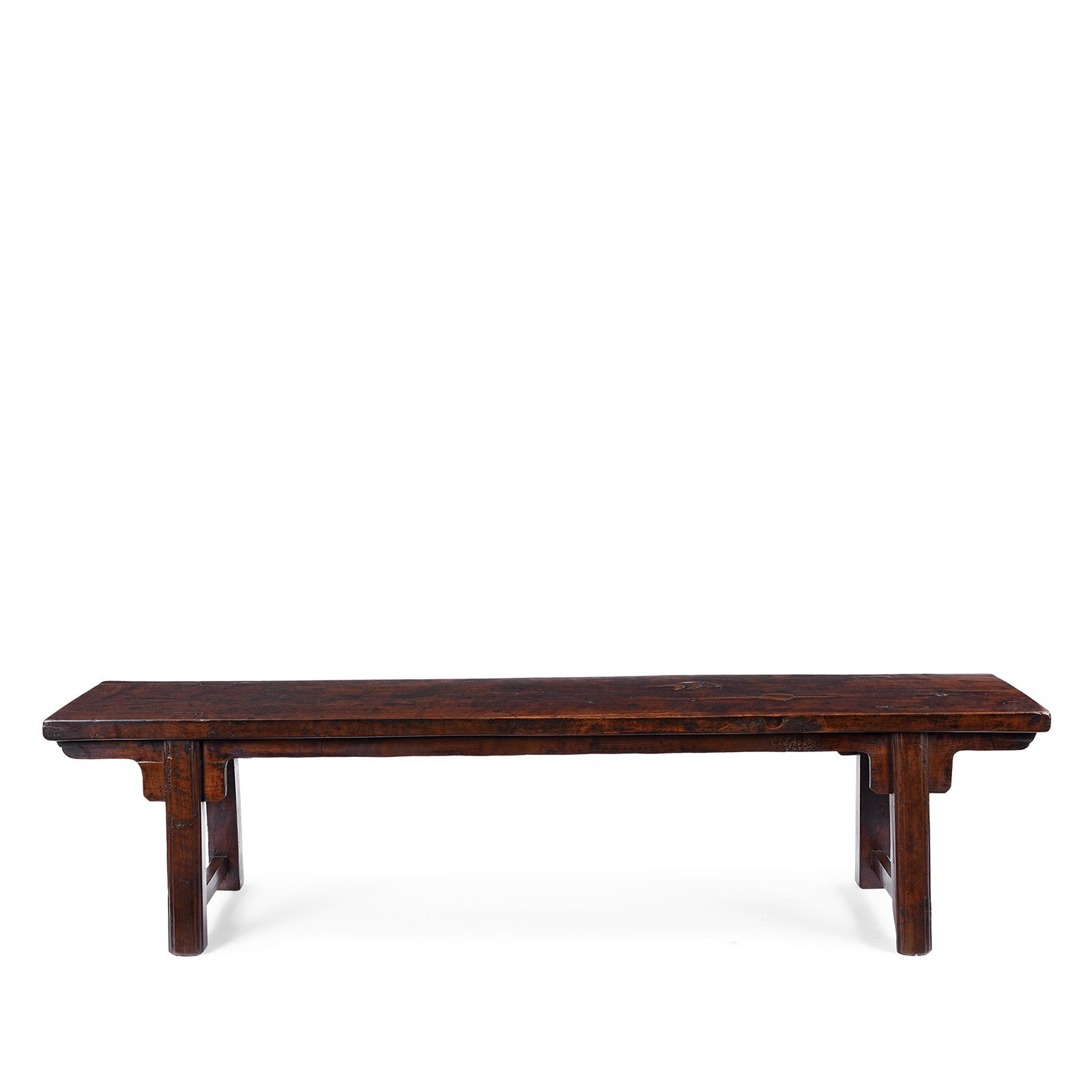 Chinese Walnut Bench From Shanxi - 19th Century