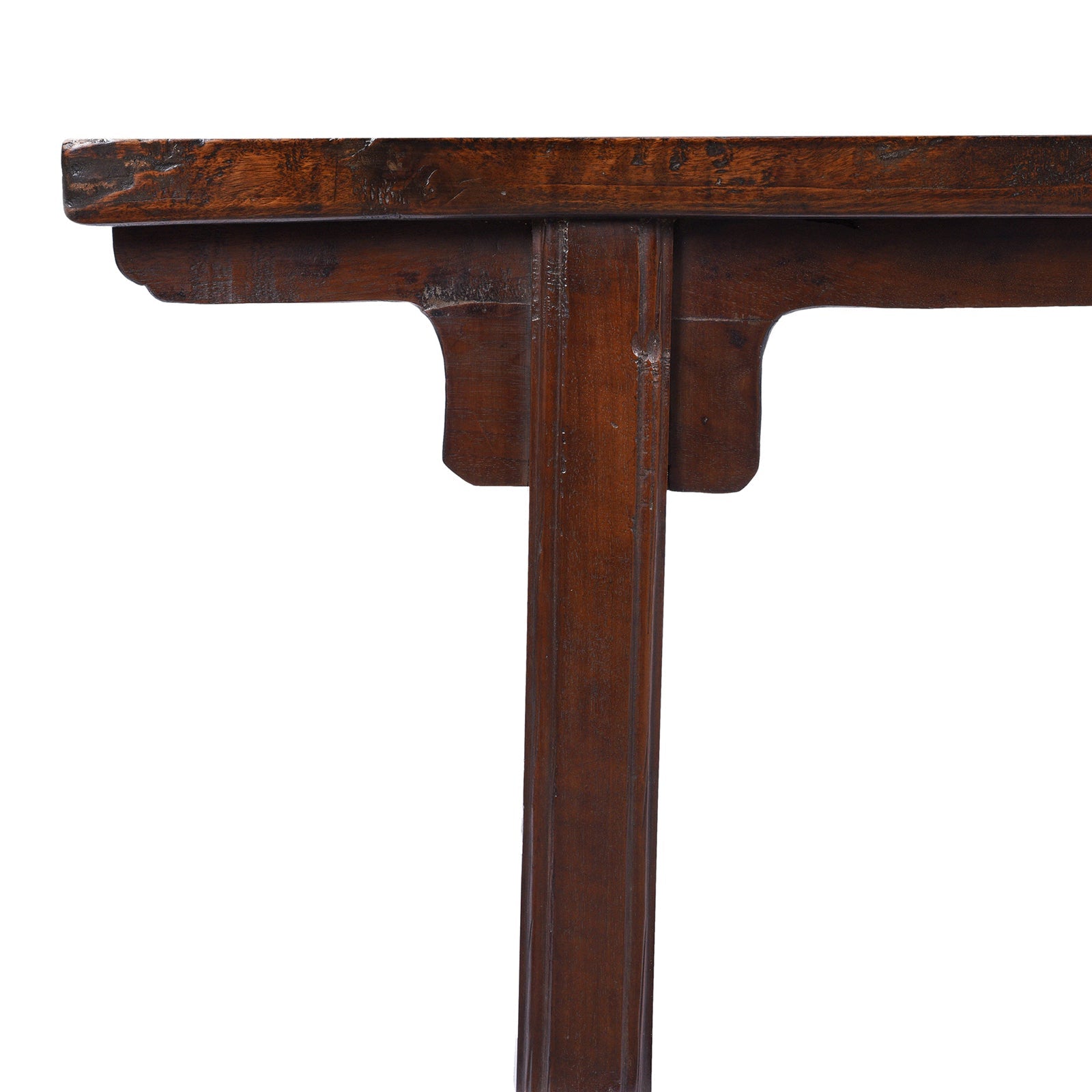 Chinese Walnut Bench From Shanxi - 19th Century