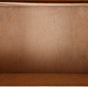 Tan Leather Trunk From Shanghai - Ca 1900