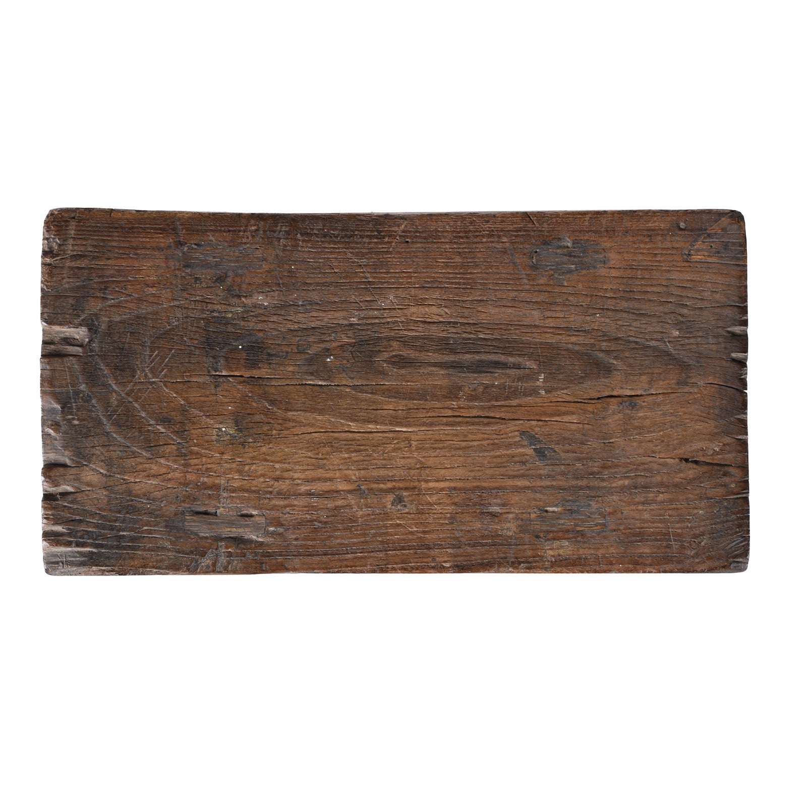 Low Elm Saddle Stool From Shanxi - 19th Century