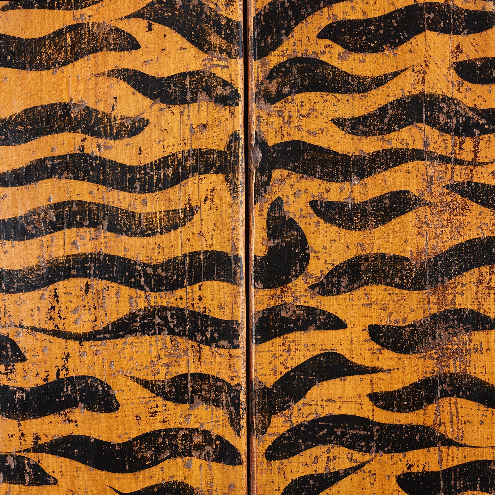 Reproduction Painted Tiger Doors From Qinghai