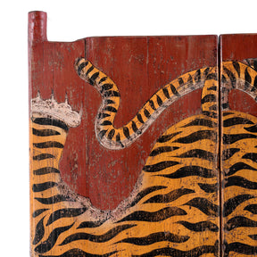 Reproduction Painted Tiger Doors From Qinghai