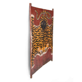 Painted Tiger Doors From Qinghai