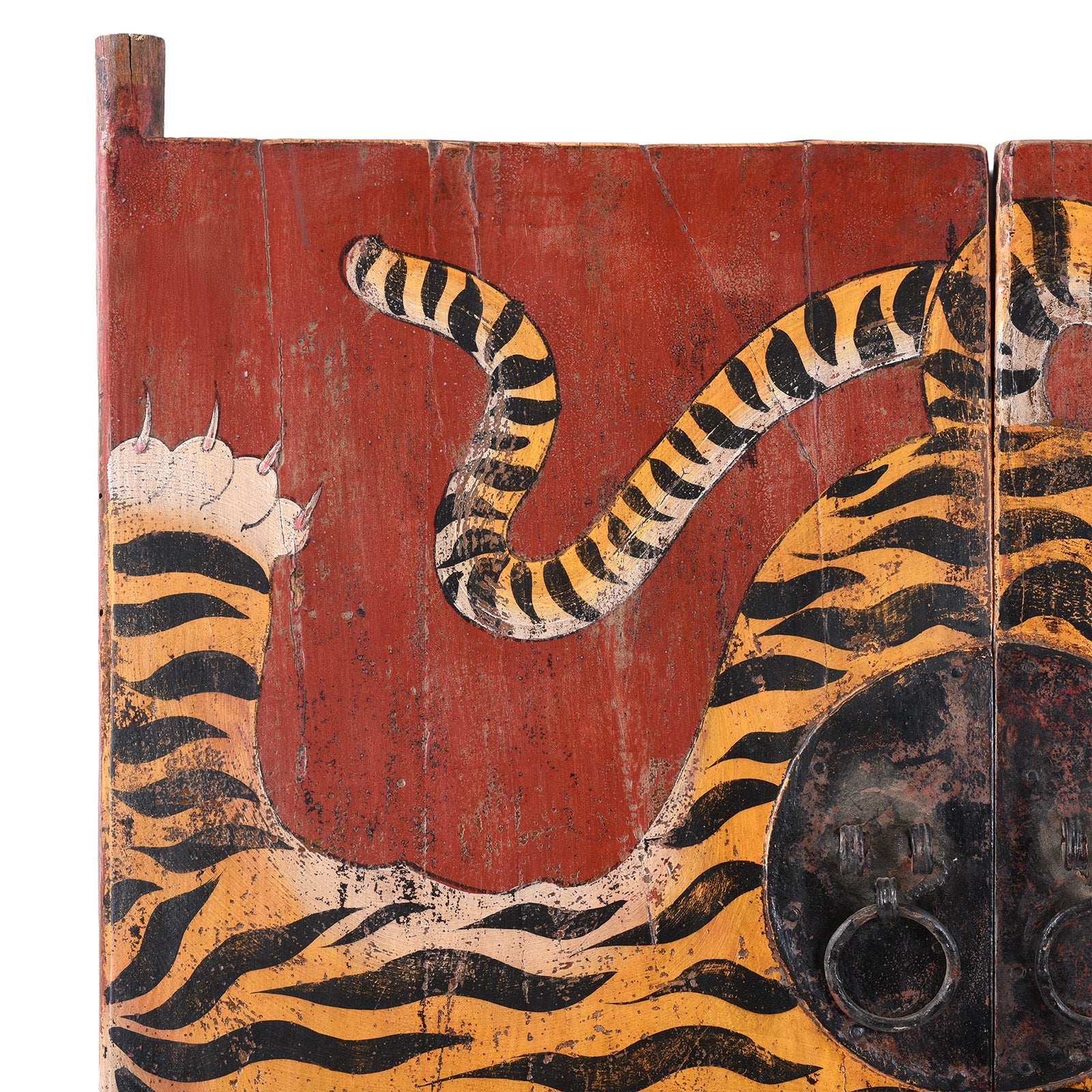 Painted Tiger Doors From Qinghai