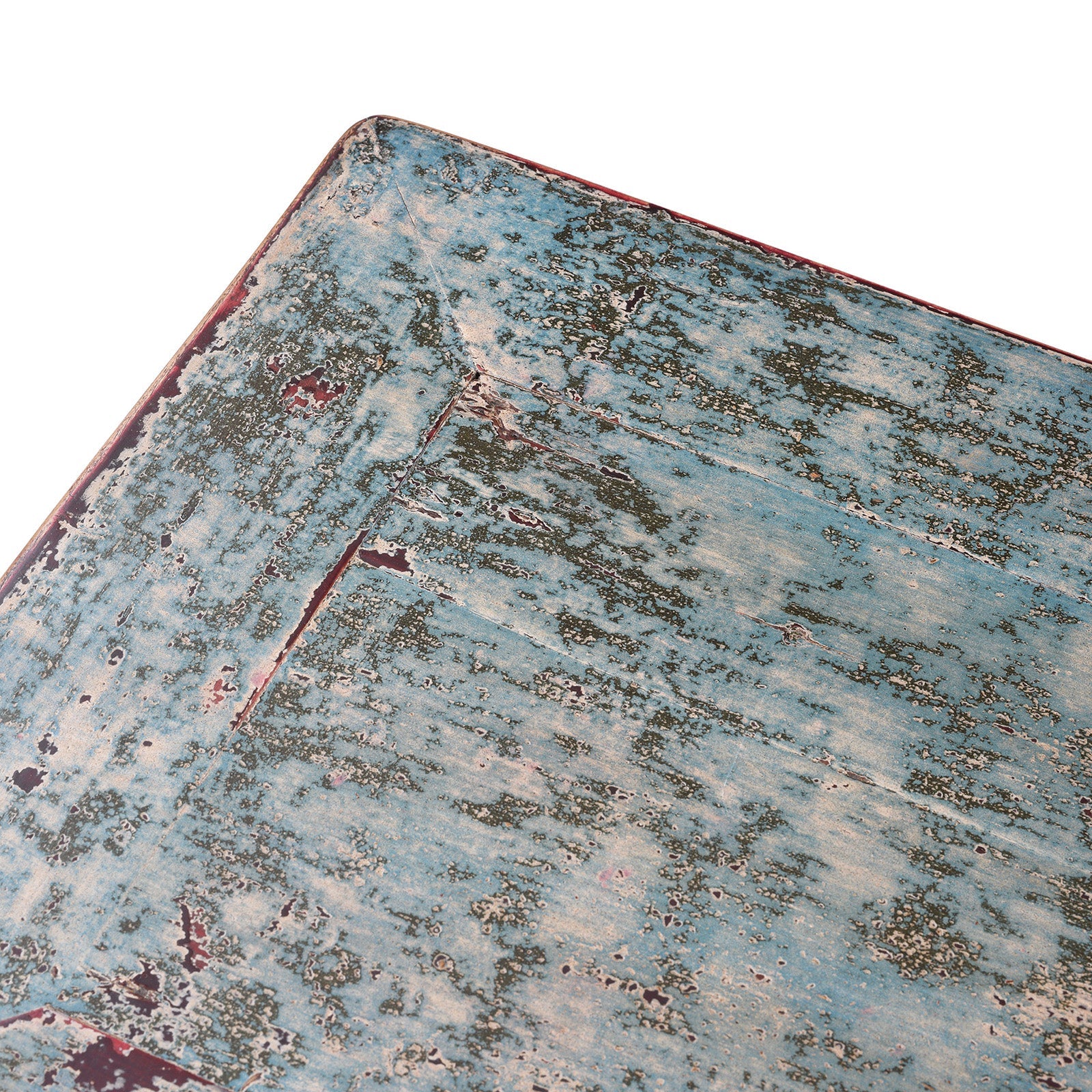 Turquoise Lacquer 3 Drawer Console Table